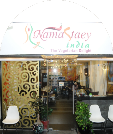 Vegetarian restaurant ‘Namastey India’ at Little India.